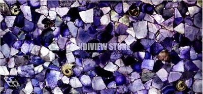 Cuarț cristal de ametist violet închis