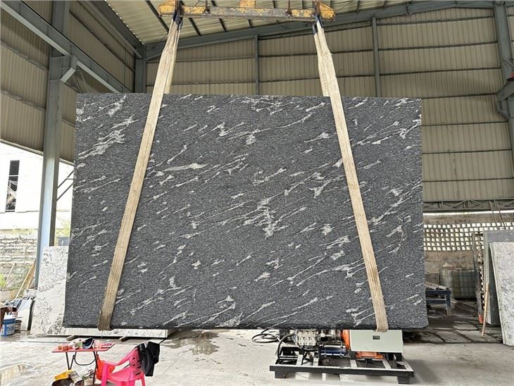 Nero Via Latea Granite Slab (1)
